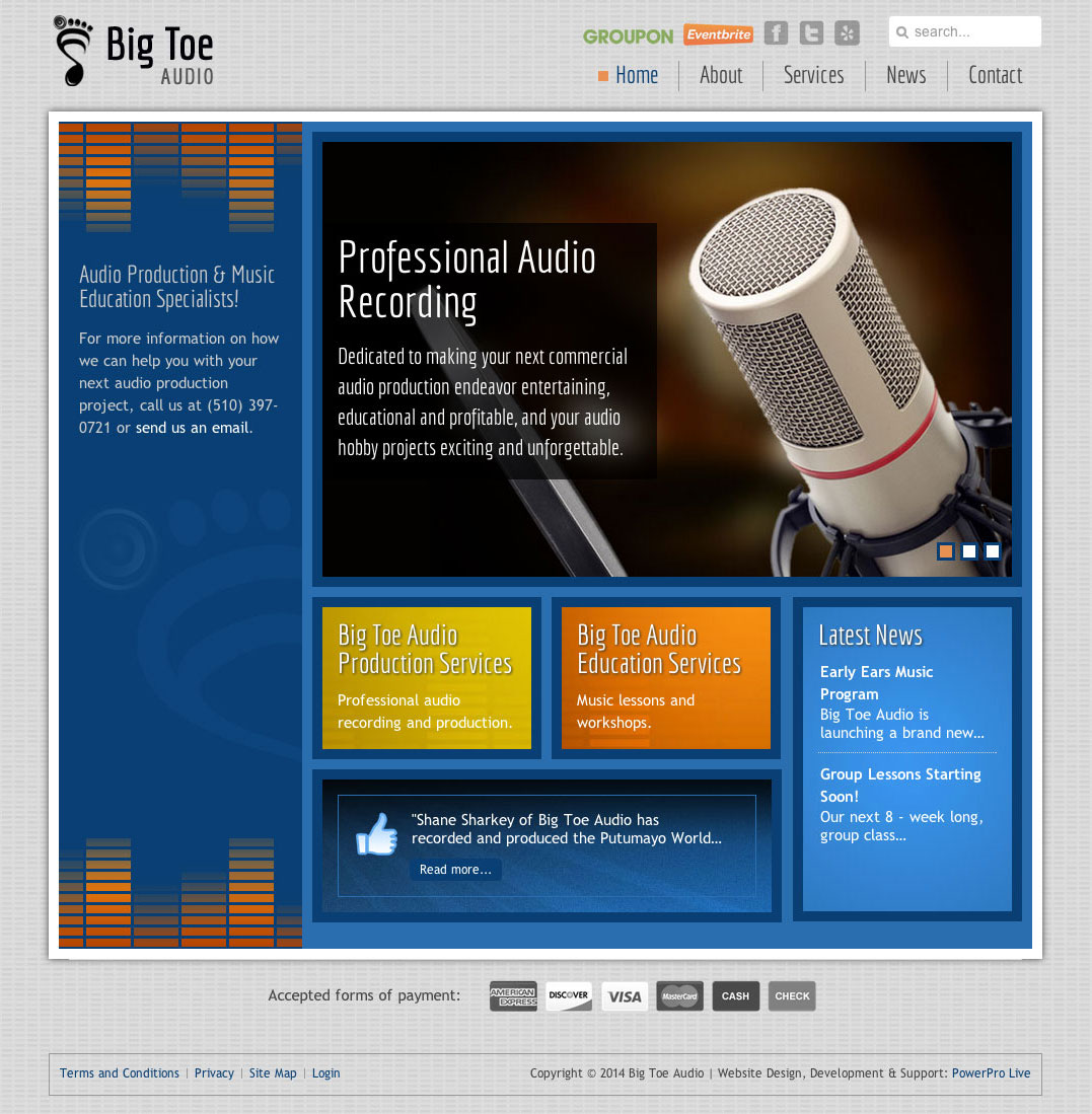 big-toe-audio-website